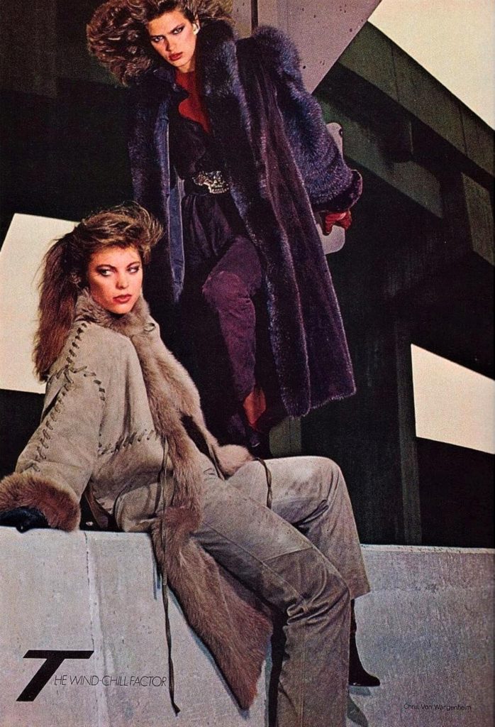 Chris von Wangenheim photographer. Gia Carangi with Lisa Vale.  1979 November Vogue US