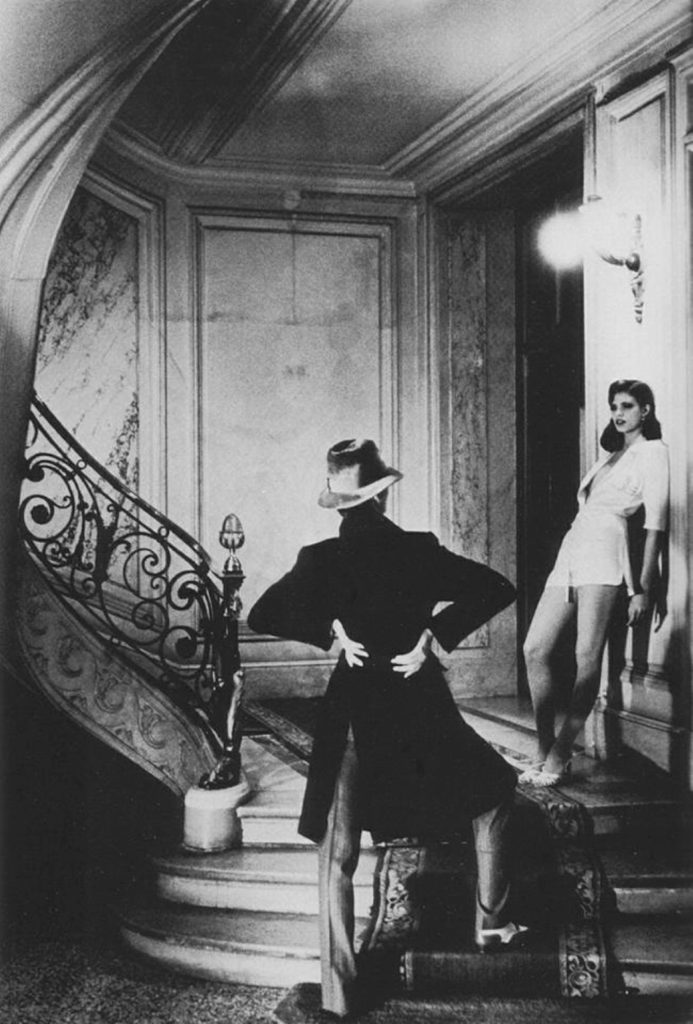 Helmut Newton's infamous photos of Gia Carangi, taken at the George V Hotel in Paris, in this March 1979 issue of Vogue Paris.
