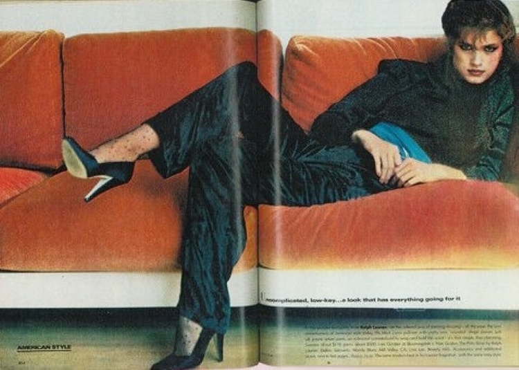 1979 September Vogue US. Gia Carangi. Denis Piel photographer