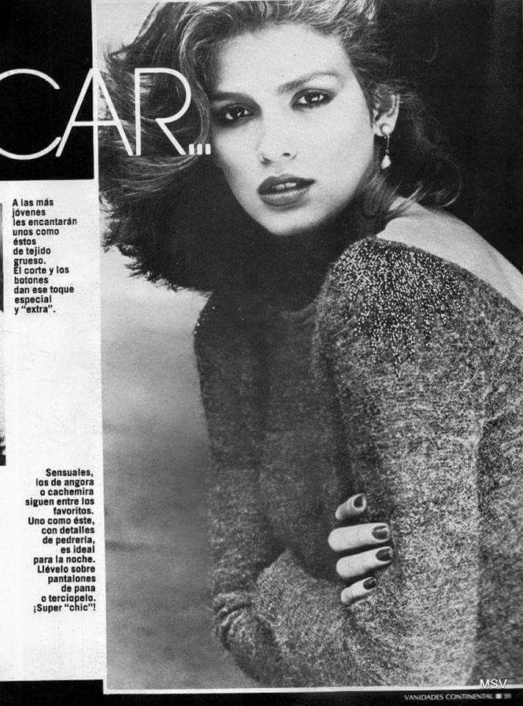 Gia Carangi by Susan Shacter 1979. Italian. Magazine and issue unknown.