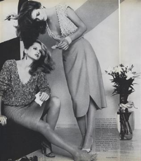 Gia, Vogue US 1979 Feb, Andrea Blanch photographer.