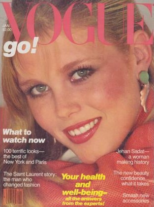 1980 January Vogue US, Nancy Donahue cover
