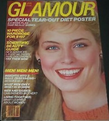 1980 January Glamour US Kim Alexis cover