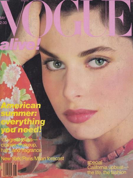 1980 May Vogue US Nastassja Kinski cover