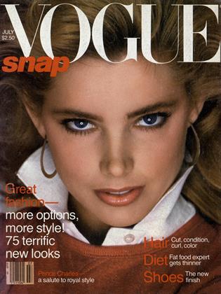 1981 July vogue US Kelly Emberg cover