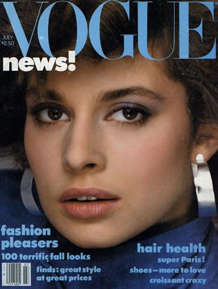 1982 July Vogue US, Nastassja Kinski.   Richard Avedon photographer, John Sahag hair, Alberto Fava makeup