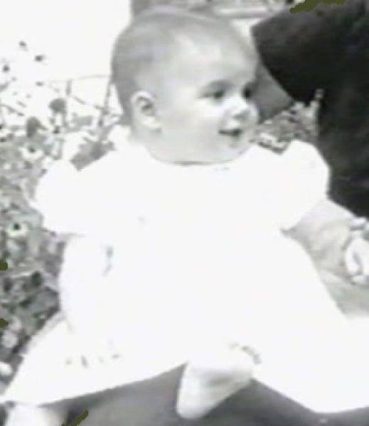 Gia Carangi as an infant