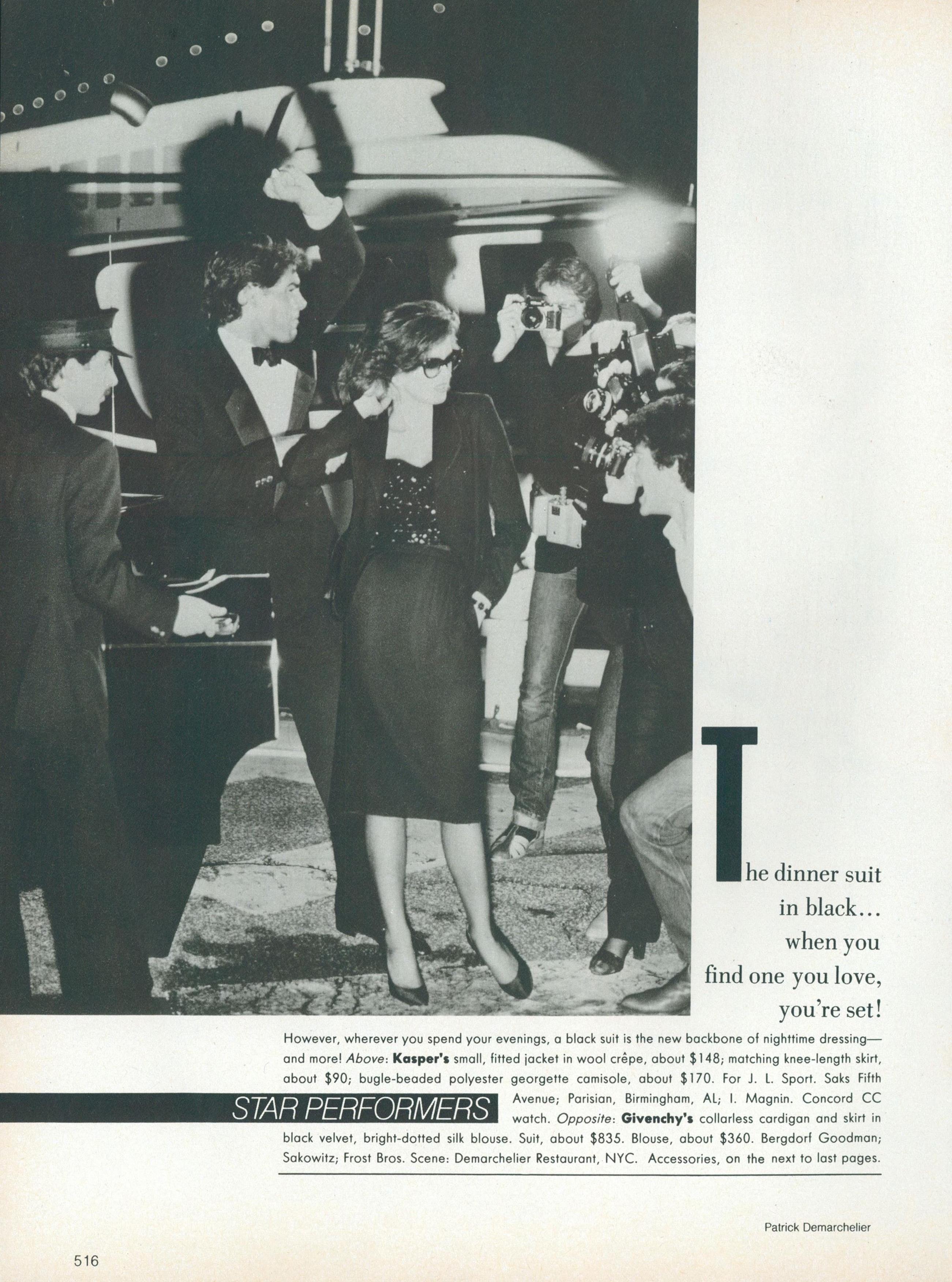 1979 September Vogue US. Gia Carangi.  Patrick Demarchelier photographer.
