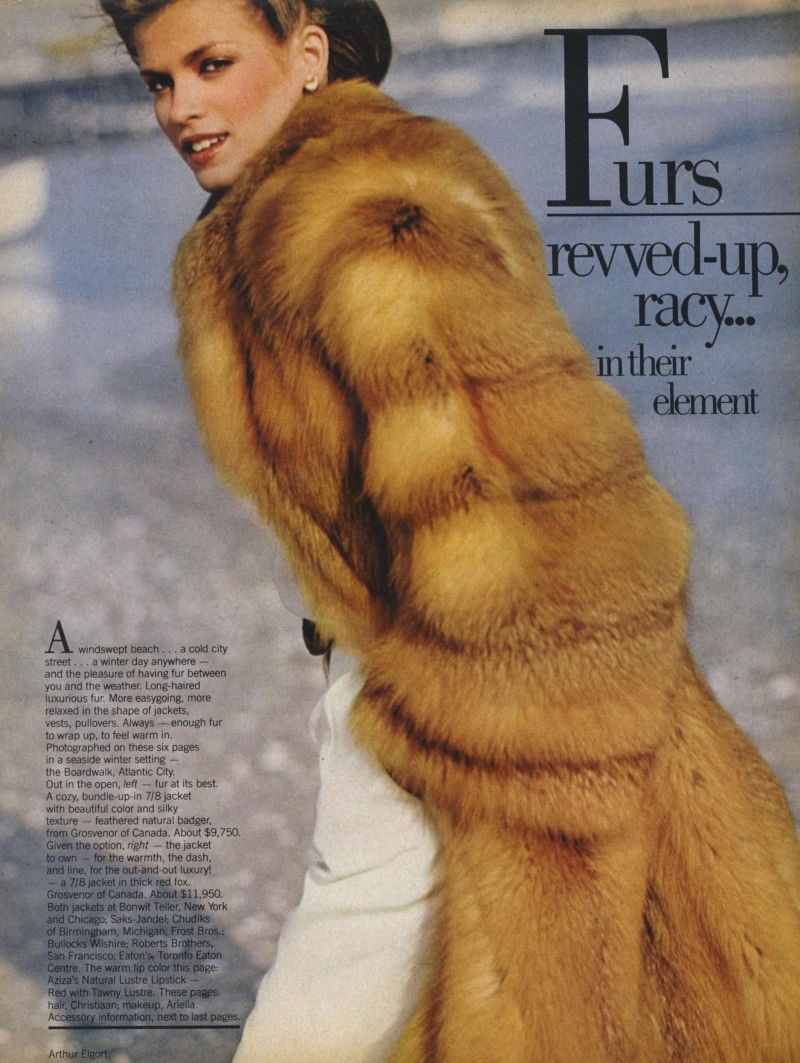 1978 December Vogue US, Arthur Elgort photographer