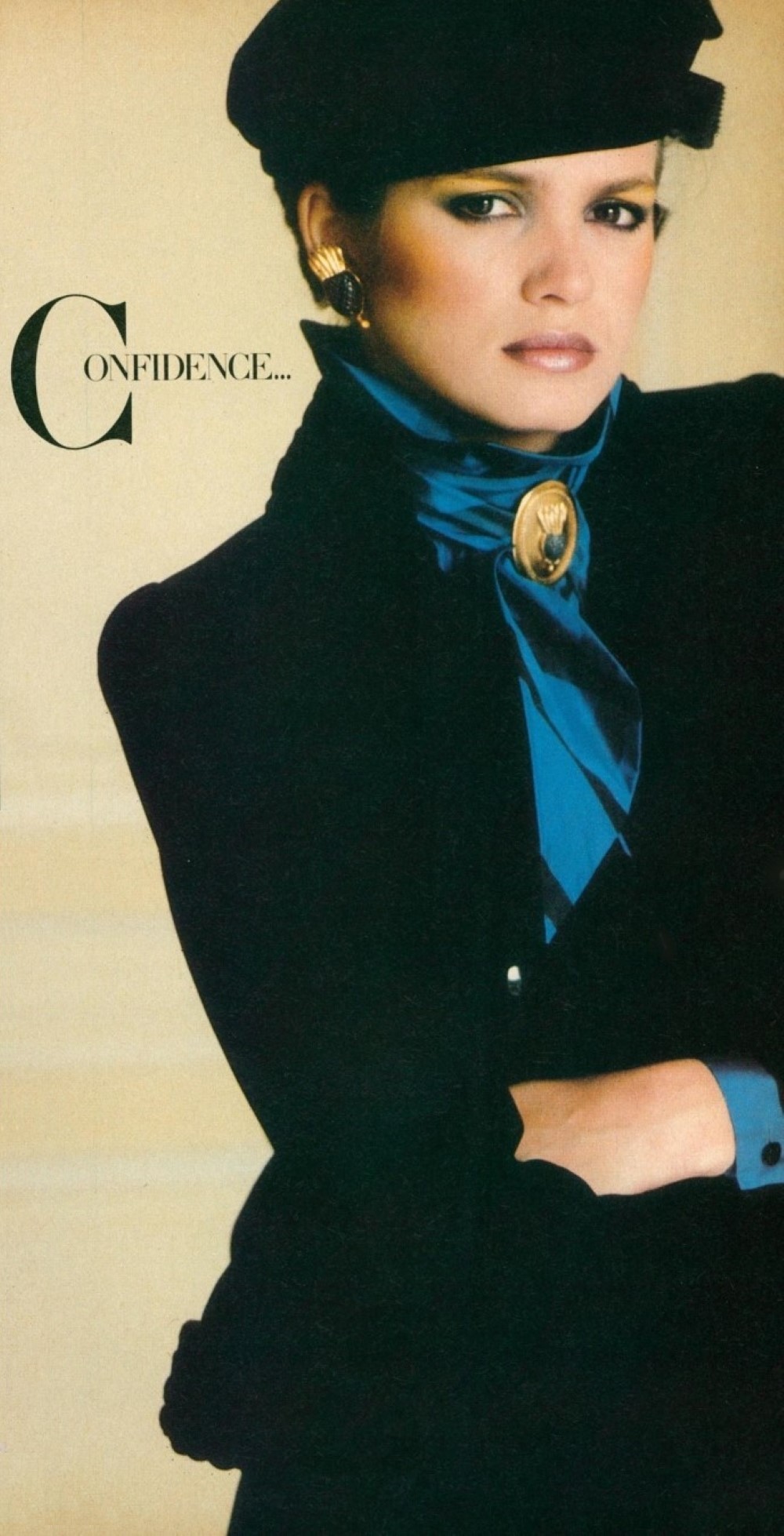 1979 October Vogue US. Gia Carangi, Denis Piel photographer.  Paris Fashion.  American Allure