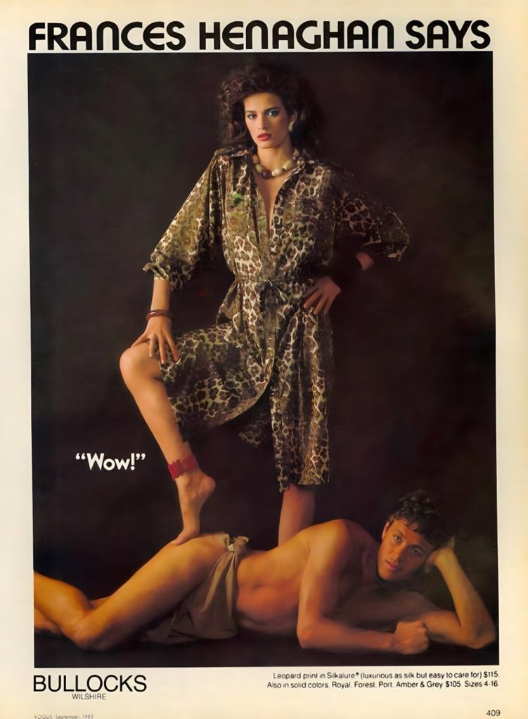 Gia Carangi. Vogue US September 1982. Bullocks