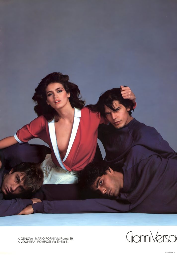 Gia Carangi for Gianni Versace 1980 Spring - Summer campaign. Richard Avedon photographer