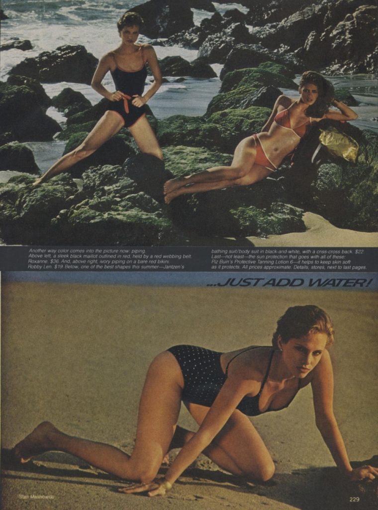 Gia Carangi and Yolande Gilot. Vogue US, June 1979.  Stan Malinowski photographer. Franklyn Welsh hair and makeup.