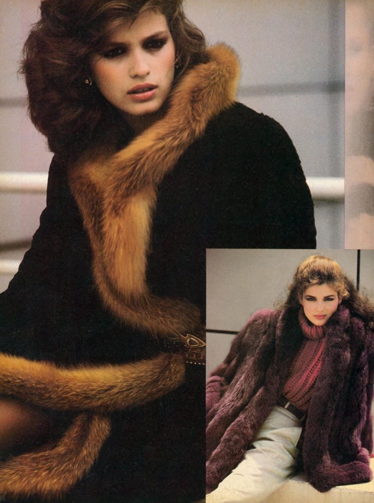 1979 October Vogue US. Gia Carangi, Stan Malinowski photographer.