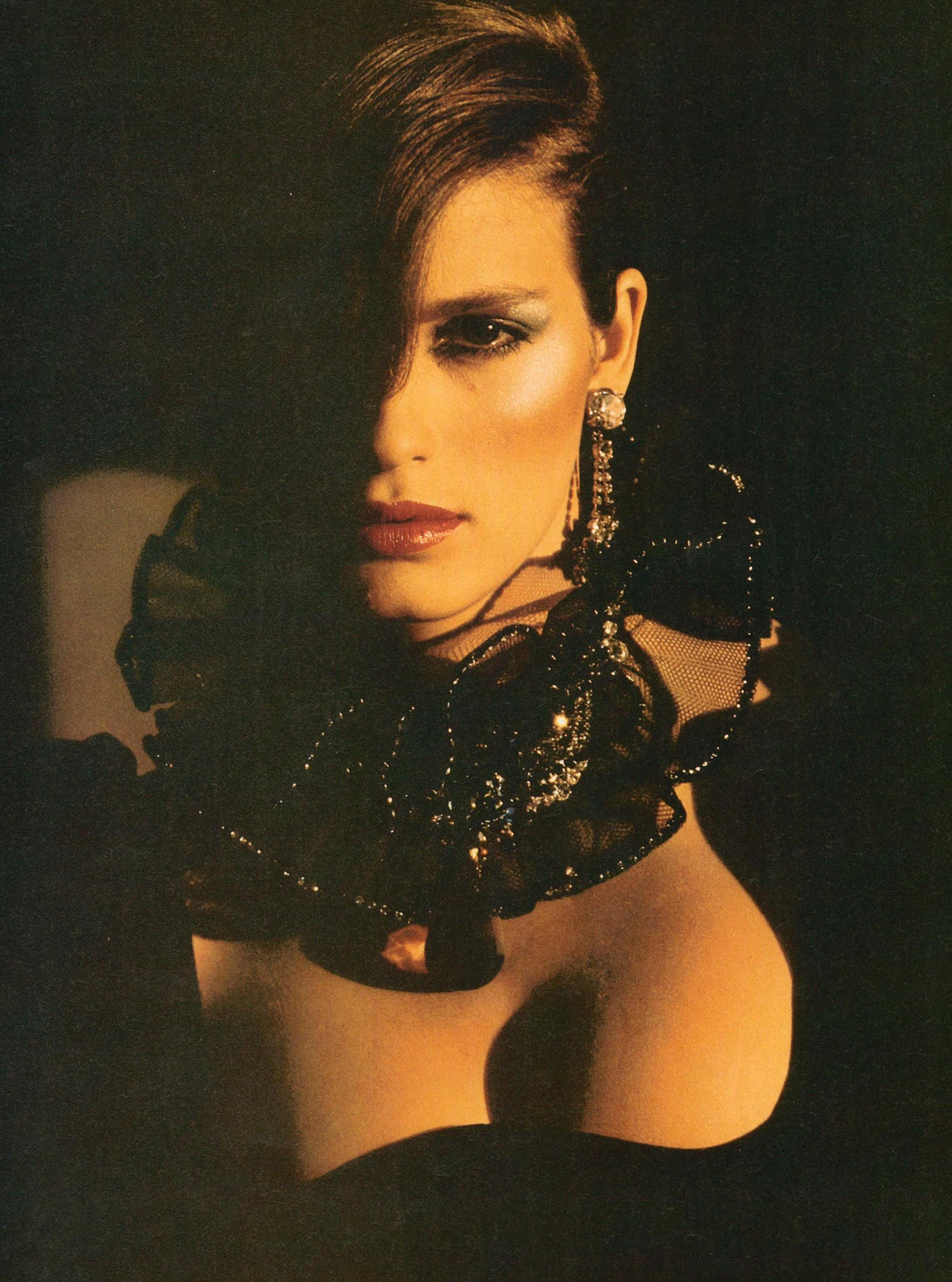 1979 October Vogue US. Gia Carangi, Denis Piel photographer.  Paris Fashion.  American Allure