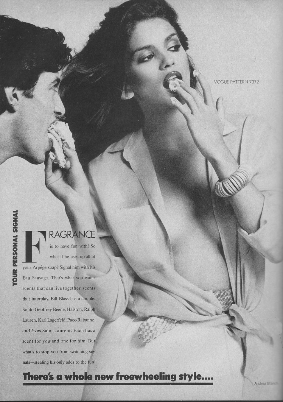 1979 May Vogue US.  Gia Carangi, Andrea Blanch photographer, Bob Fink hair, George Newell makeup