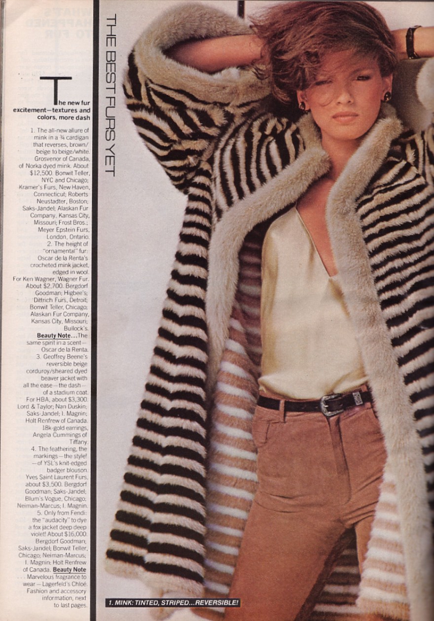 1978 October Vogue US, Stan Malinowski photographer